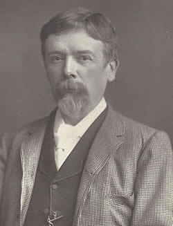 Photograph of George du Maurier in later life