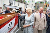 A Royal visit to Bookends of Fowey
