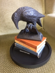 'Rook with a Book' replica sculptures