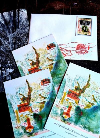 Night Bird Press House of Dreams Menabilly Map