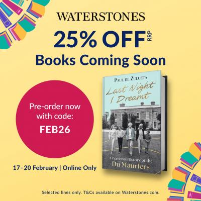 Waterstone discount offer on Lat Night I Dreamt poster