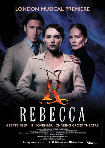 A poster for the musical, <em>Rebecca</em>