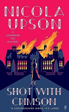 Shot With Crimson by Nicola Upson book cover