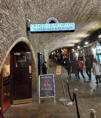 Outside the Charing Cross Theatre