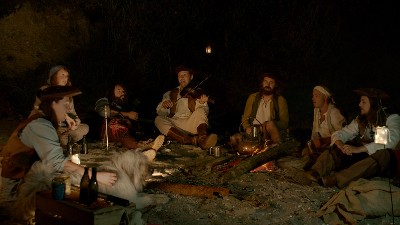 The pirates camp at Frenchman's Creek