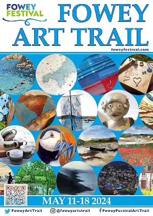 Fowey Art Trail flyer 2024