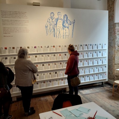 A wall of images