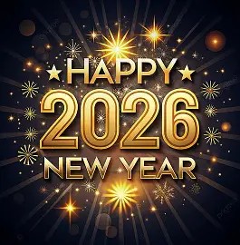 Happy new Year 2026 logo