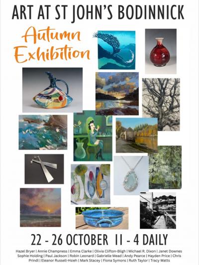 Art at St Johns Autumn Exhibition 2026 poster