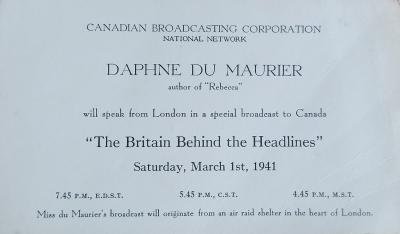 Canadian Broadcasting Corp. card