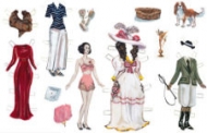 Literary Paper Dolls - <em>Rebecca</em>